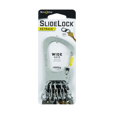 NITE IZE Slidelock Keyrack-Silver KCK-11-R3